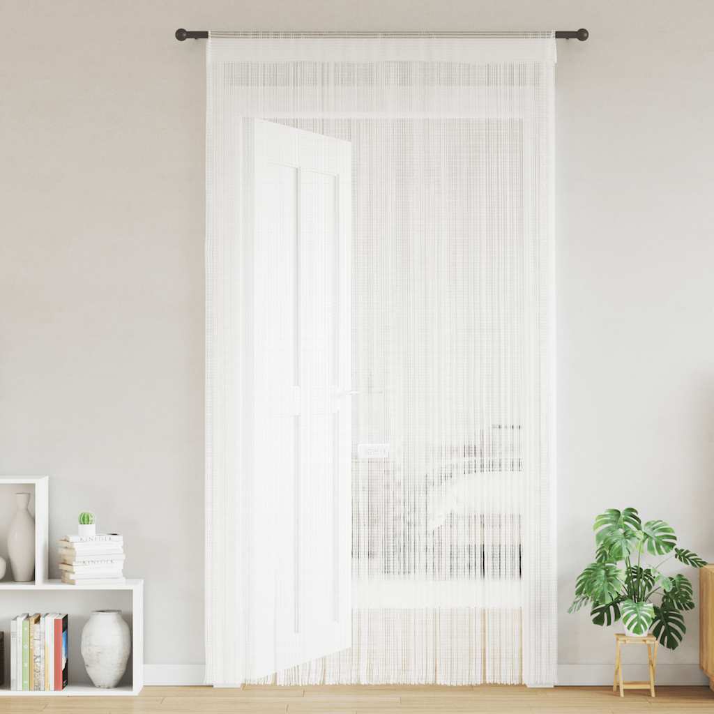Vidaxl draadgordijnen 2 st 140x250 cm wit