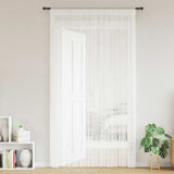 Vidaxl draadgordijnen 2 st 140x250 cm wit