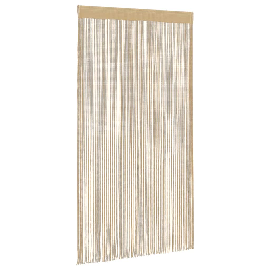 Vidaxl draadgordijnen 140x250 cm beige 2 st