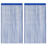 Vidaxl draadgordijnen 100x250 cm blauw 2 st