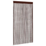 Vidaxl draadgordijnen 100x250 cm bruin 2 st