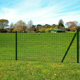 VidaXL Hek 25x1,2m staal groen