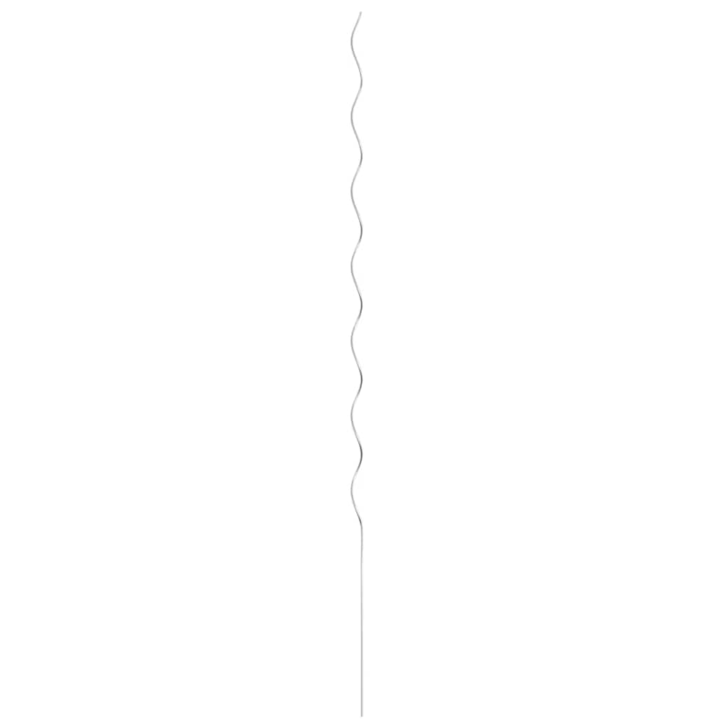Vidaxl plantenstok spiraal 170 cm gegalvaniseerd staal 5 st