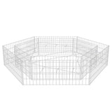 Vidaxl gabion plantenbak verhoogd zeshoekig 200x173x40 cm