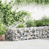 Vidaxl gabion mand 300x30x50 cm gegalvaniseerd staal