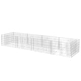 Vidaxl gabion plantenbak verhoogd 360x90x50 cm staal