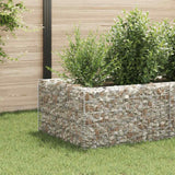 Vidaxl gabion plantenbak verhoogd 360x90x50 cm staal