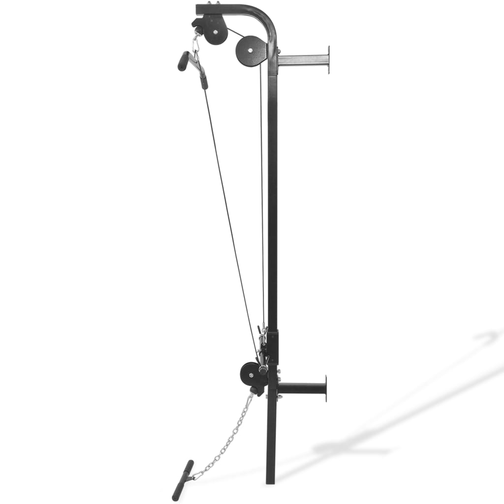 Vidaxl homegym met 2 katrollen wandgemonteerd