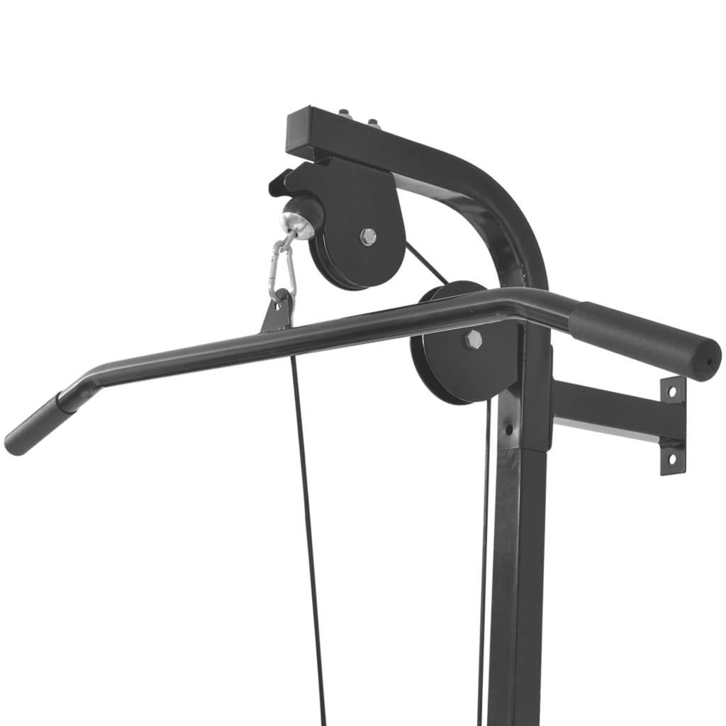 Vidaxl homegym met 2 katrollen wandgemonteerd