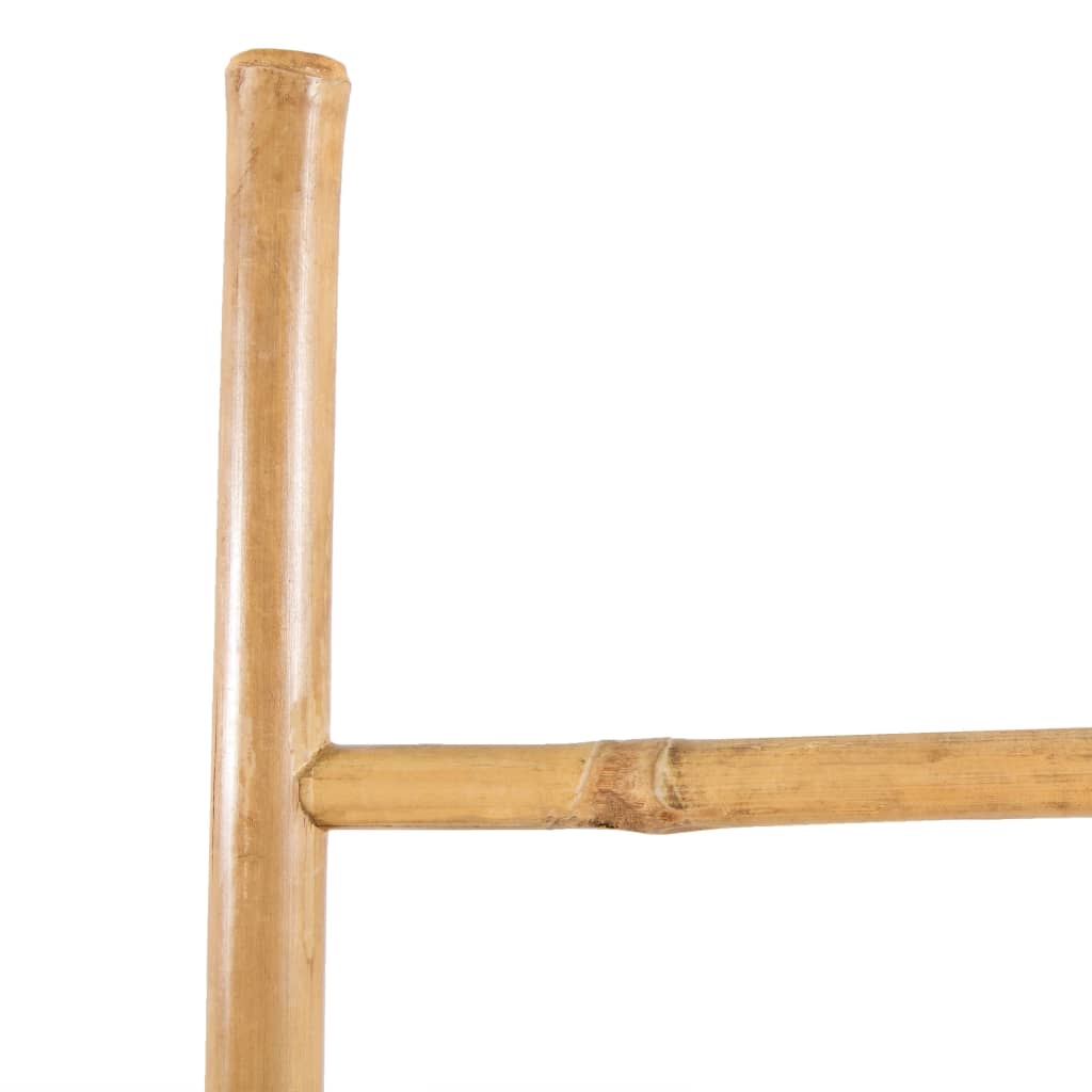 Vidaxl handdoekladder met 5 sporten 150 cm bamboe