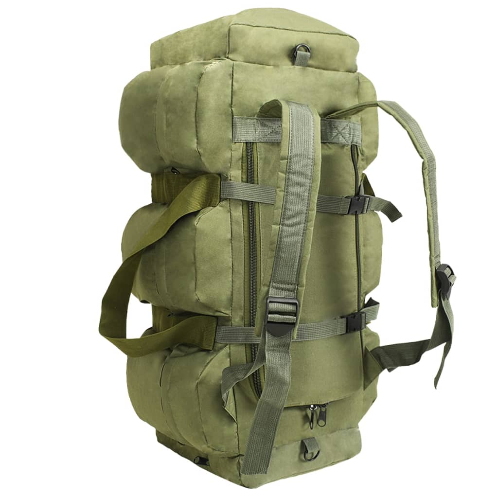 Vidaxl plunjezak 3-in-1 legerstijl 45 l olijfgroen
