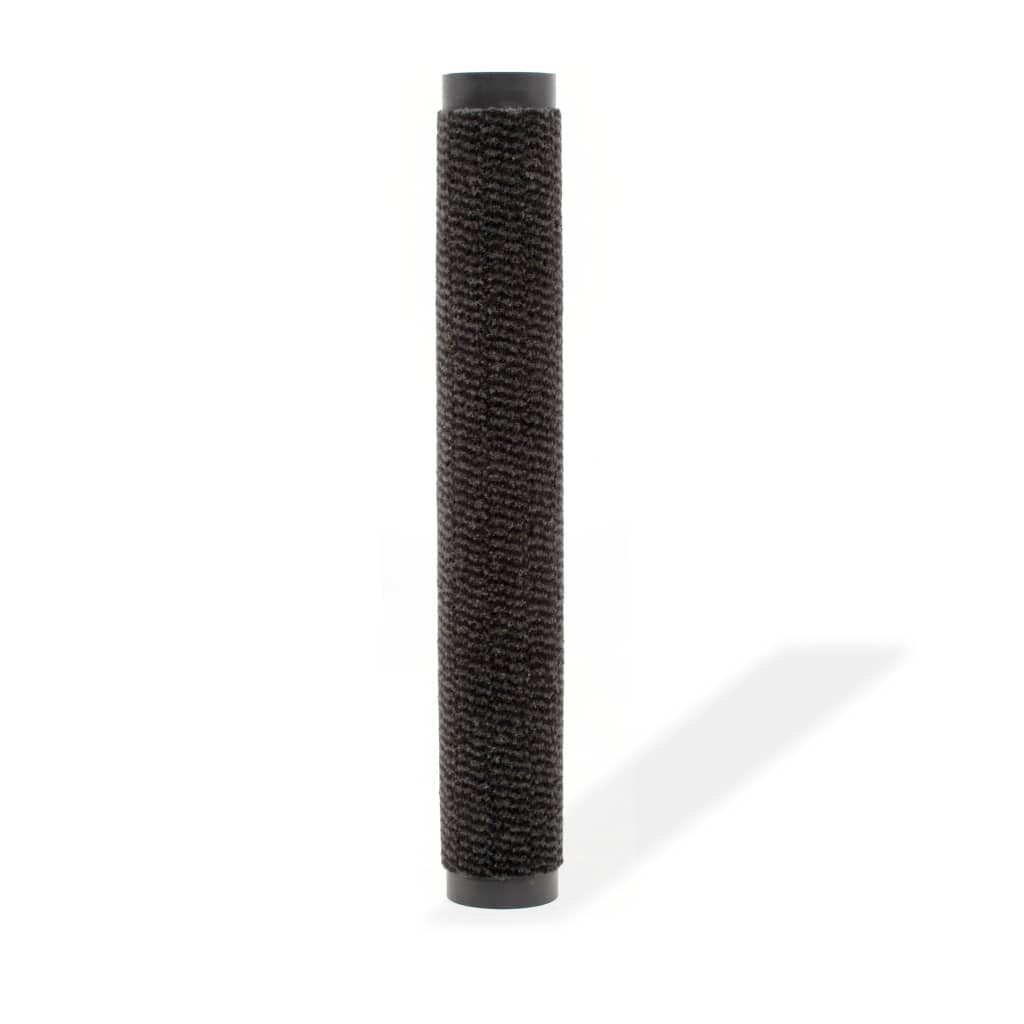 Vidaxl droogloopmat rechthoekig getuft 60x90 cm zwart