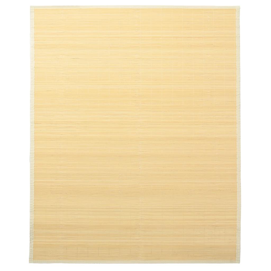 Vidaxl tapijt 160x230 cm bamboe natuurlijk