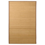 Vidaxl tapijt 100x160 cm bamboe bruin