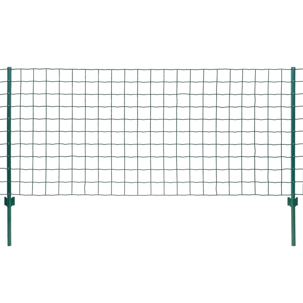 VidaXL Hek 20x1,5m staal groen