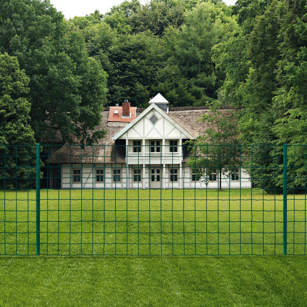 VidaXL Hek 20x1,5m staal groen