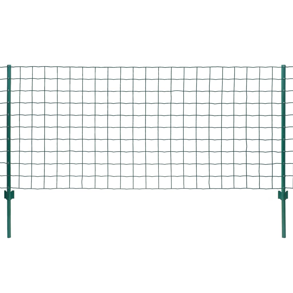 VidaXL Hek 20x1,5m staal groen