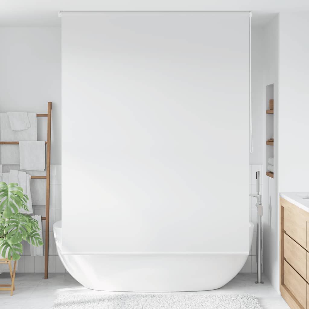 Vidaxl rolgordijn voor douche 160x240 cm wit