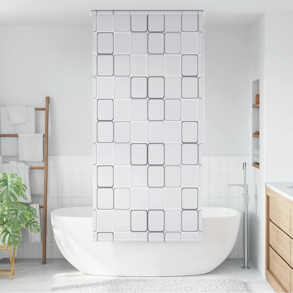Vidaxl rolgordijn voor douche 120x240 cm vierkant