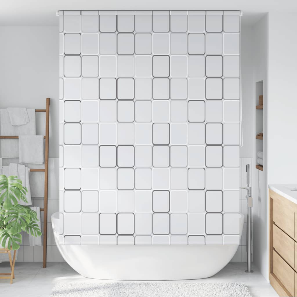 Vidaxl rolgordijn voor douche 160x240 cm vierkant