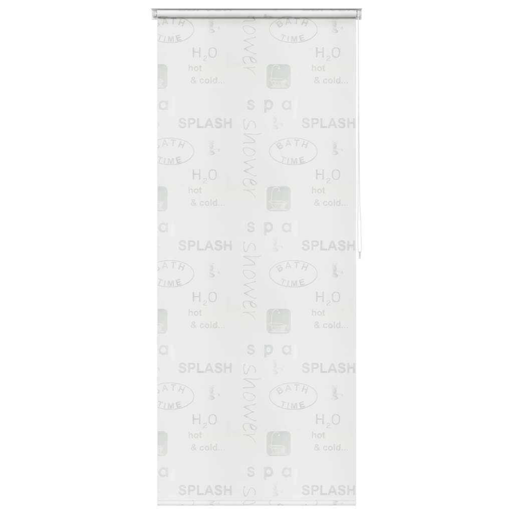 Vidaxl rolgordijn voor douche 80x240 cm splash
