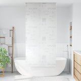 Vidaxl rolgordijn voor douche 100x240 cm splash