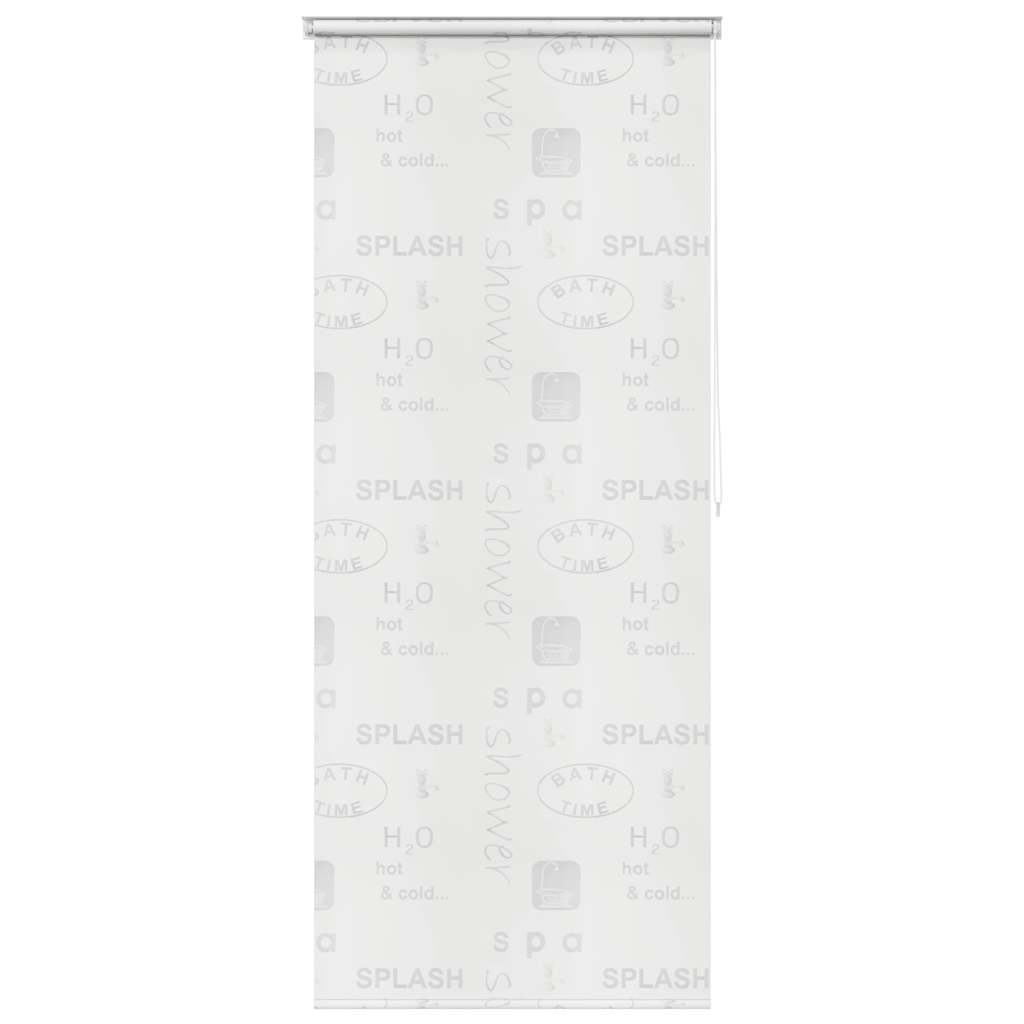 Vidaxl rolgordijn voor douche 120x240 cm splash