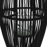 Vidaxl lantaarnhouder hangend 60 cm bamboe zwart