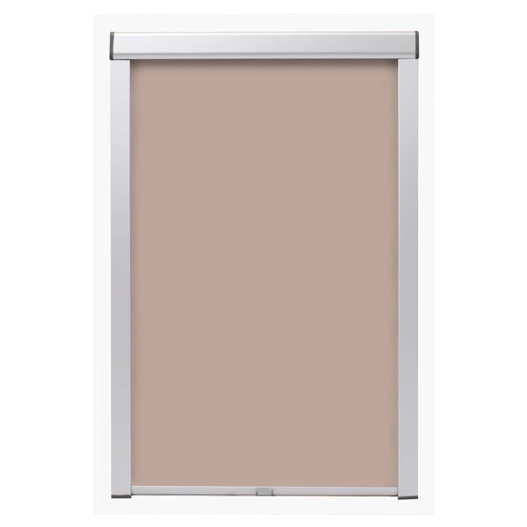 Vidaxl rolgordijn verduisterend beige mk06