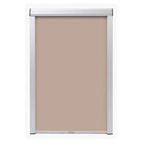 Vidaxl rolgordijn verduisterend beige mk08