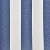 Vidaxl luifeldoek 450x300 cm canvas blauw en wit