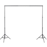VidaXL Fotostudioset met 3 katoenen achtergronden en frame 3x5 m