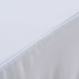 Vidaxl 2 st tafelhoezen stretch met rok 183x76x74 cm wit