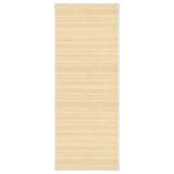 Vidaxl tapijt 80x200 cm bamboe natuurlijk
