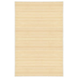 Vidaxl tapijt 100x160 cm bamboe naturel