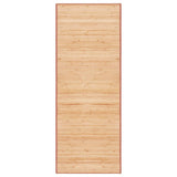 Vidaxl tapijt 80x200 cm bamboe bruin