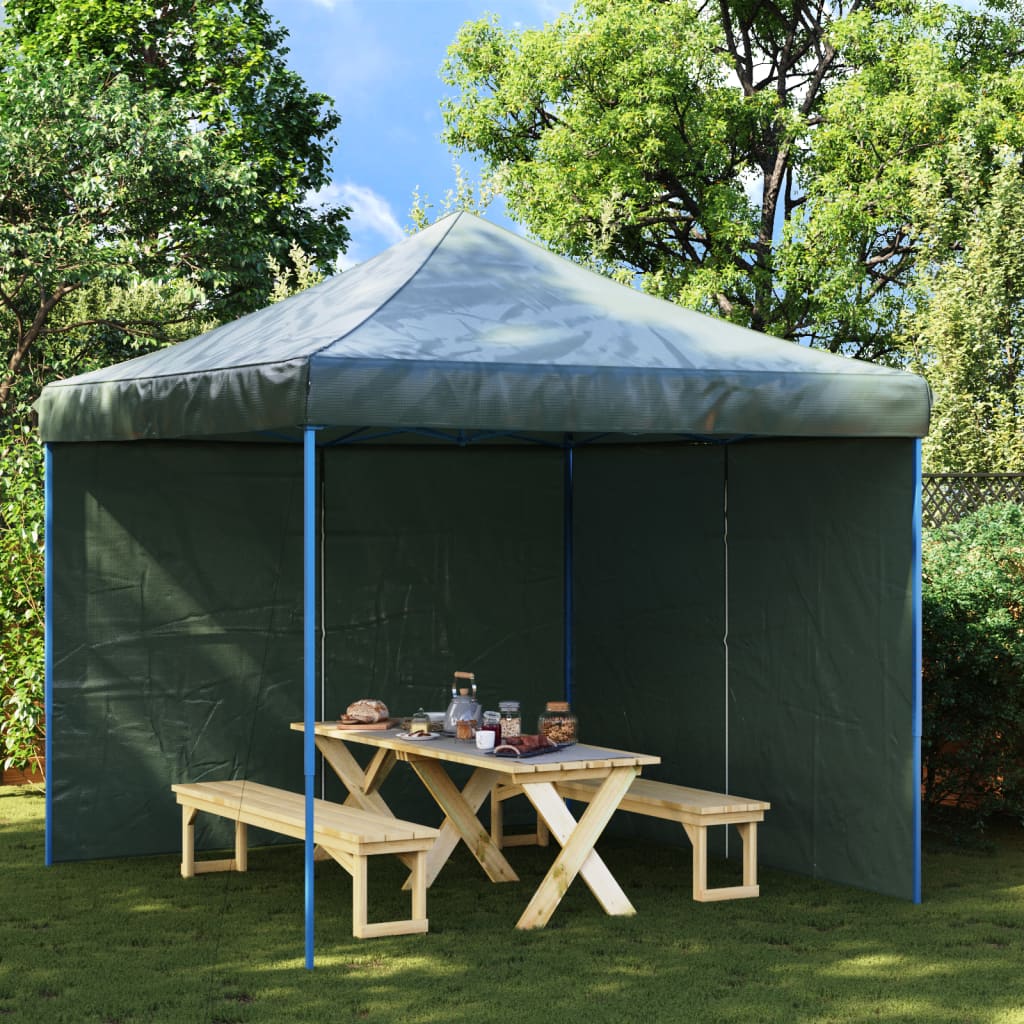 Vidaxl tentwanden 2 st met ritssluiting pe groen