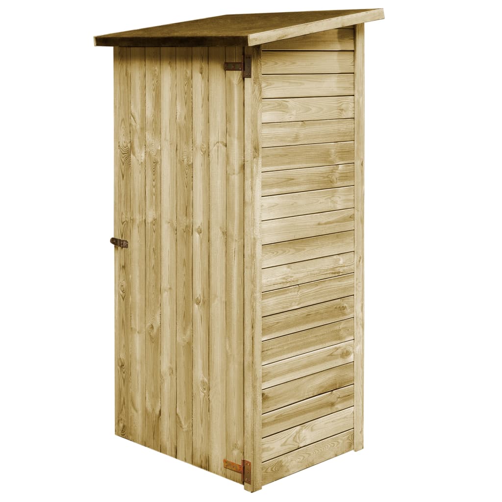 VidaXL Gereedschapsschuur 88x76x175 cm geïmpregneerd groenenhout
