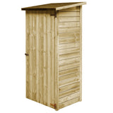 VidaXL Gereedschapsschuur 88x76x175 cm geïmpregneerd groenenhout