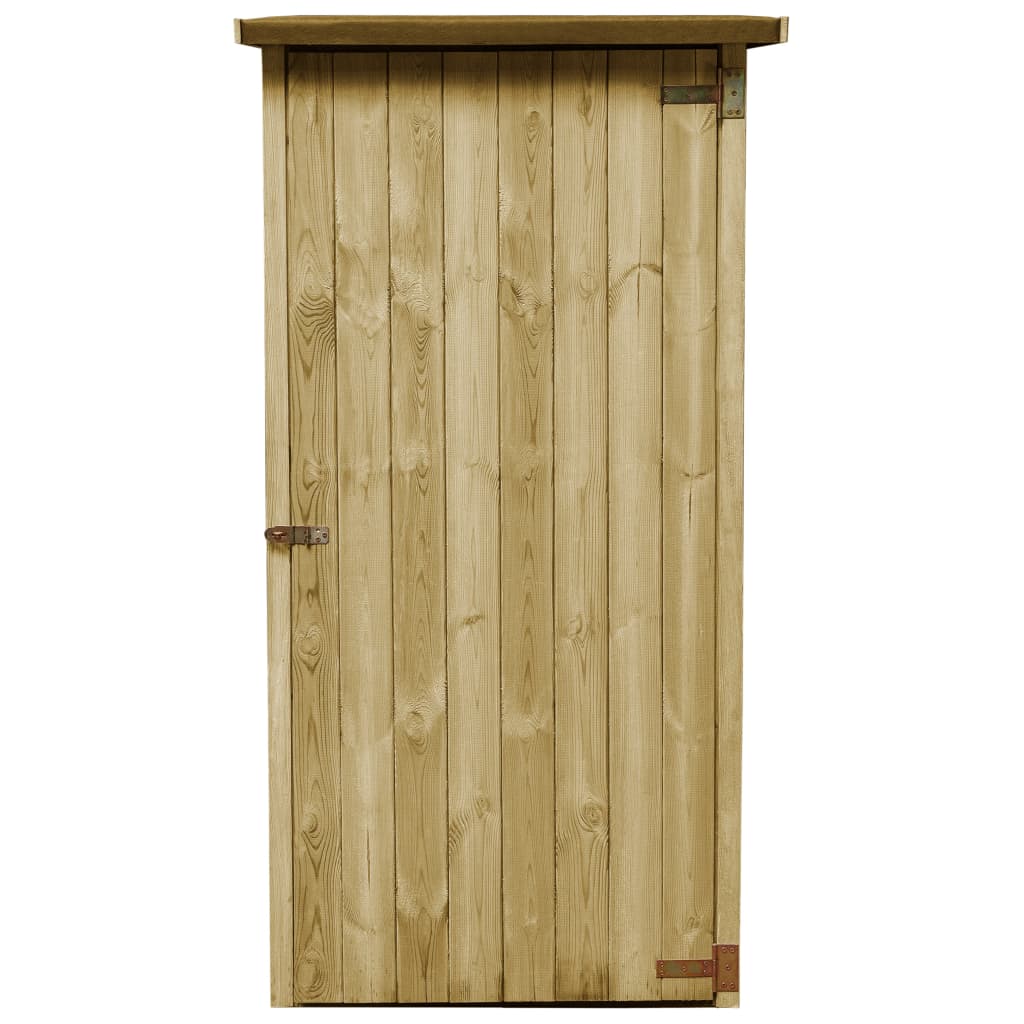 VidaXL Gereedschapsschuur 88x76x175 cm geïmpregneerd groenenhout