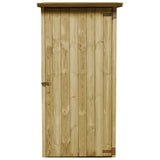 VidaXL Gereedschapsschuur 88x76x175 cm geïmpregneerd groenenhout