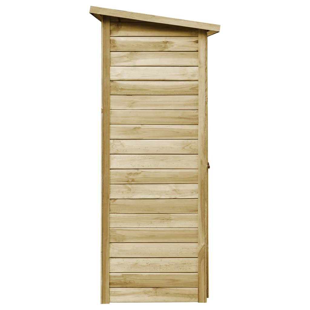 VidaXL Gereedschapsschuur 88x76x175 cm geïmpregneerd groenenhout