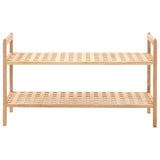 Vidaxl schoenenrek 69x26x40 cm massief walnotenhout