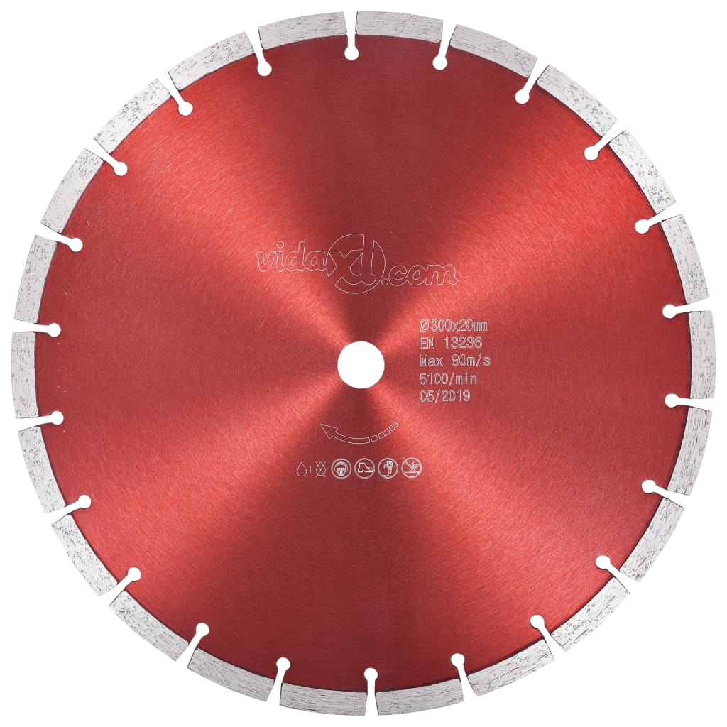 Vidaxl diamantzaagblad 300 mm staal