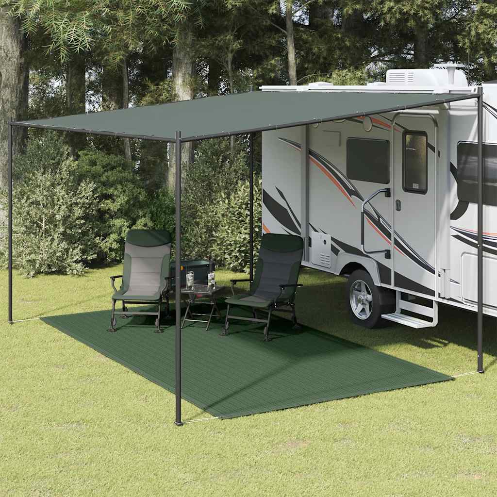 Vidaxl tenttapijt 250x400 cm hdpe groen