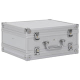 Vidaxl wapenkoffer aluminium abs zilverkleurig