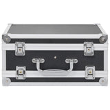 Vidaxl wapenkoffer aluminium abs zwart