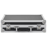Vidaxl wapenkoffer aluminium abs zwart