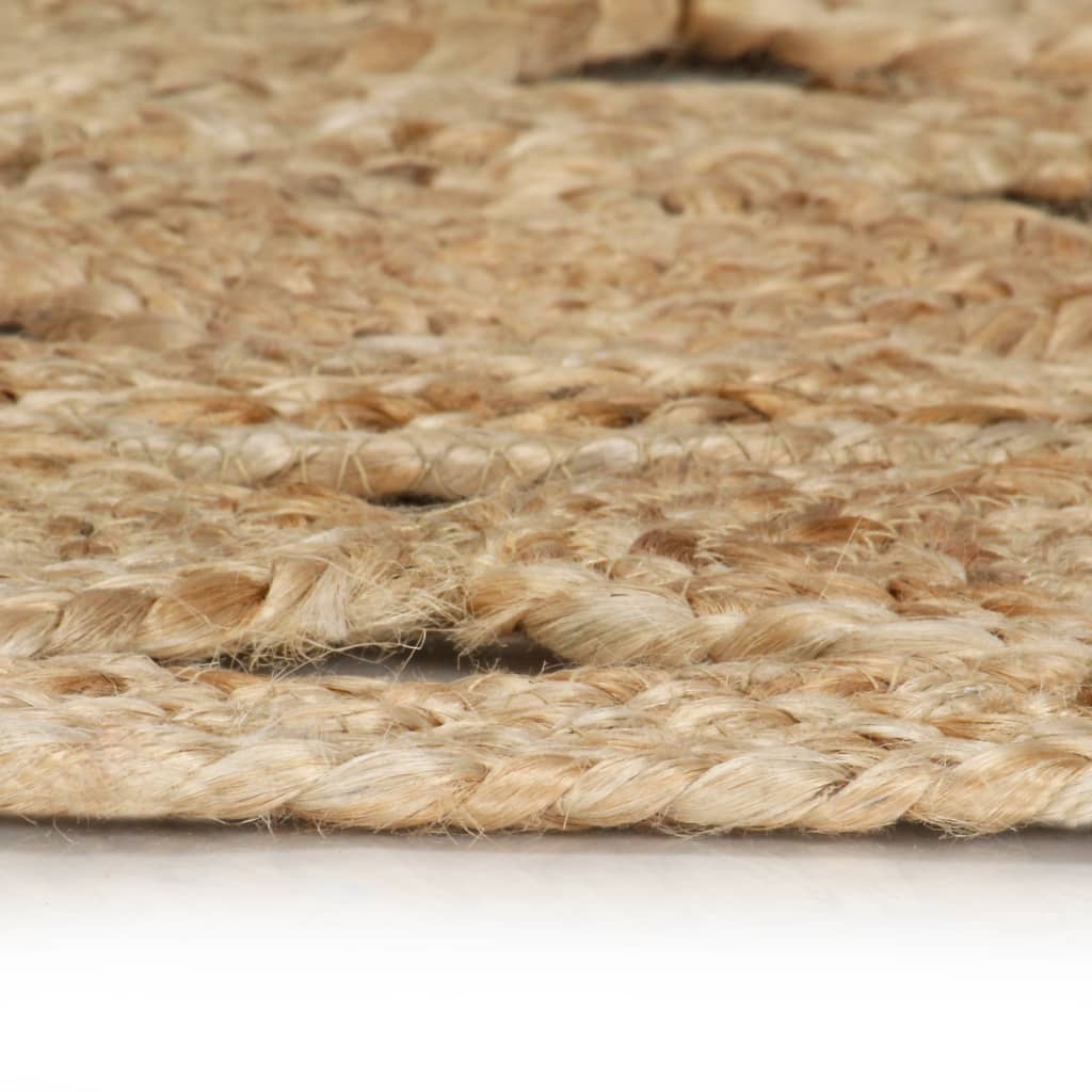Vidaxl vloerkleed handgemaakt 150 cm gevlochten jute