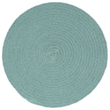 Vidaxl placemats 4 st rond 38 cm katoen effen groen